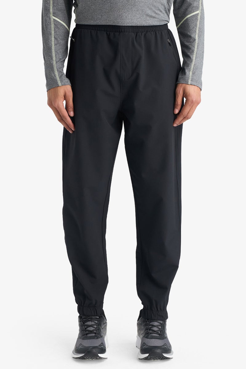 DeFacto Black Man Slim Fit Woven Joggers Casual - Image 3